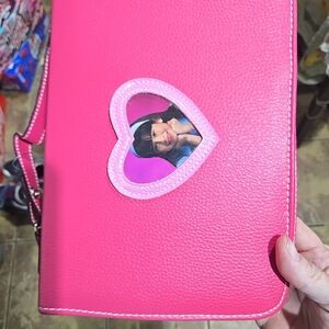 Pink Heart Photo Frame Bag